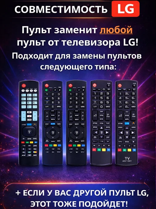 Фото товара 25343, универсальный пульт lg